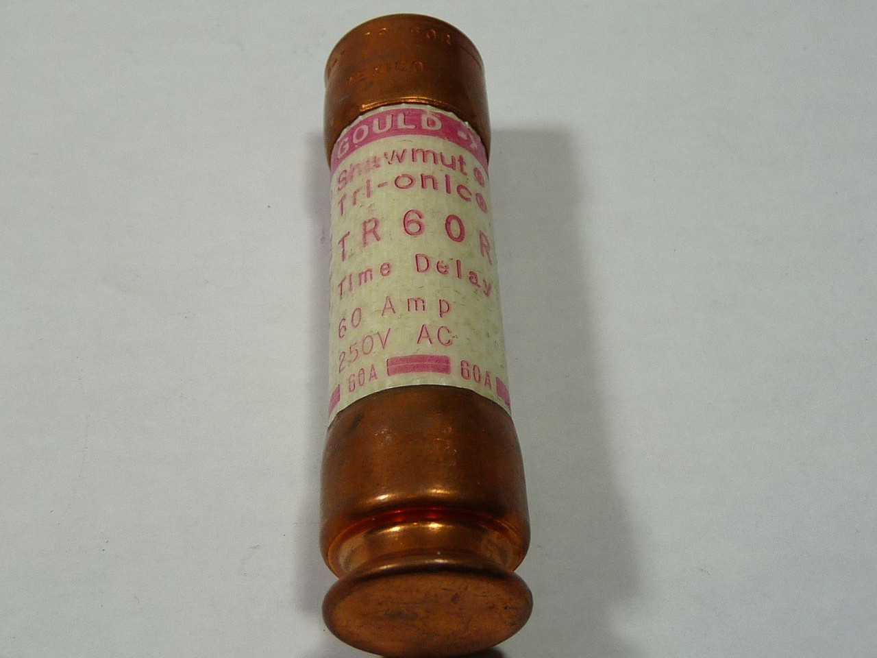 Gould Shawmut TR60R Time Delay Fuse 60A 250V USED