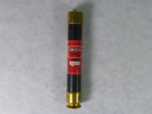 Low-Peak LPS-RK-9 Dual Element Time Delay Fuse 9A 600V USED
