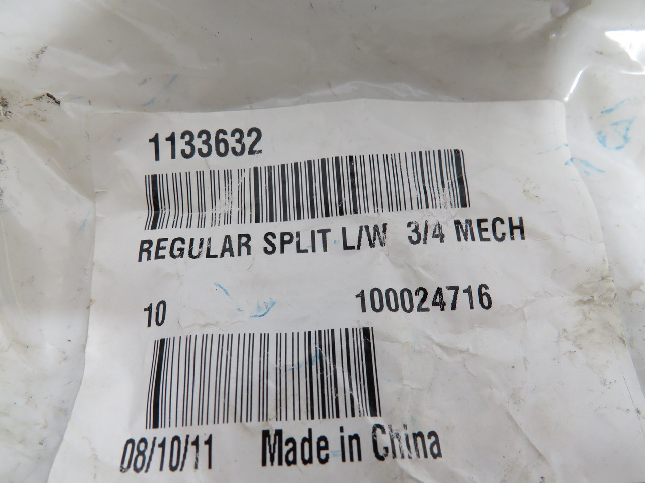 Fastenel 1133632 3/4" Mechanical Zinc Finish Medium Split Lock Washer 10-Pk NWB