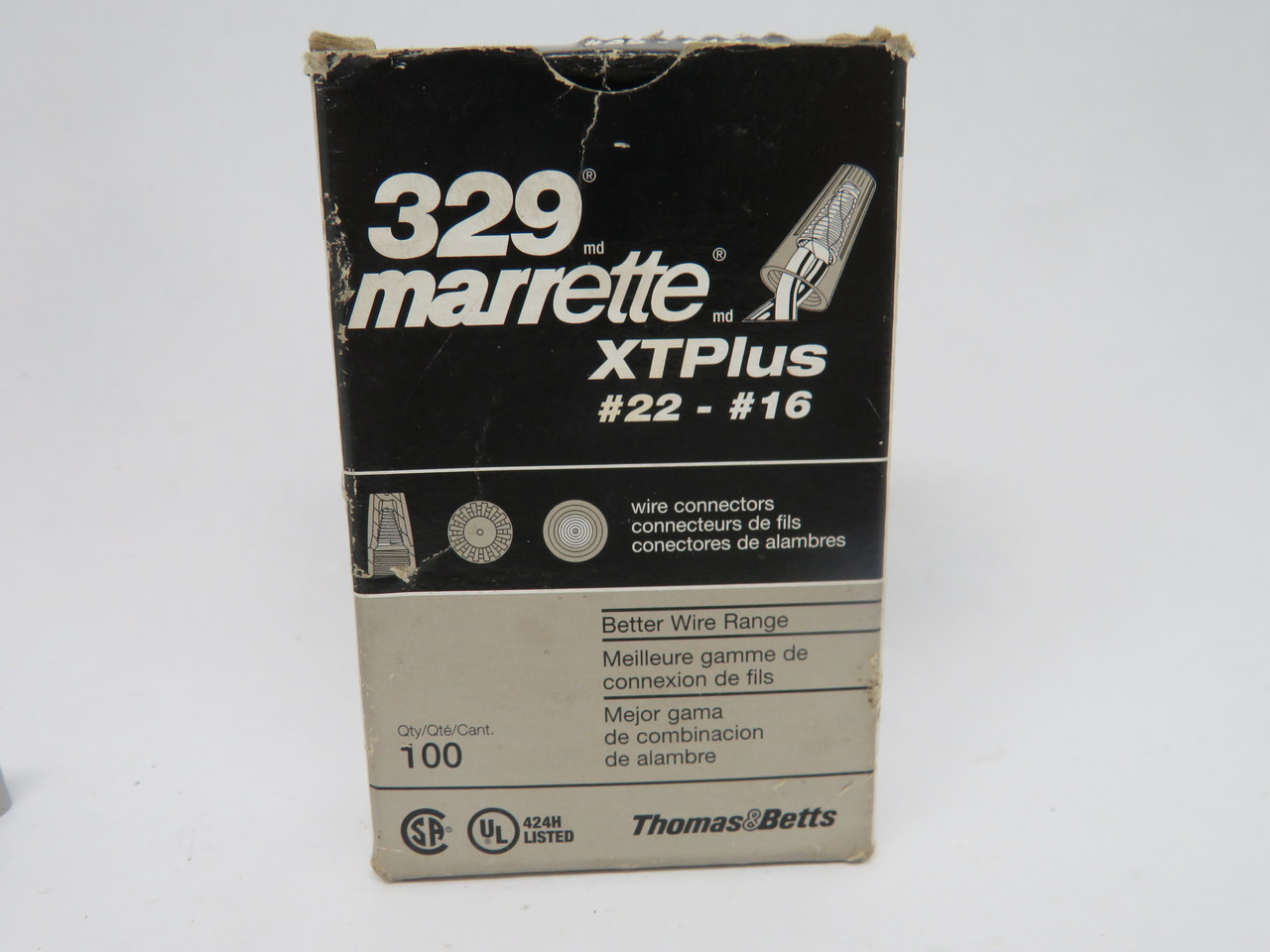 Thomas & Betts 329 Grey Marrette XT Plus Wire Connector #22-16 Lot of 31 NEW