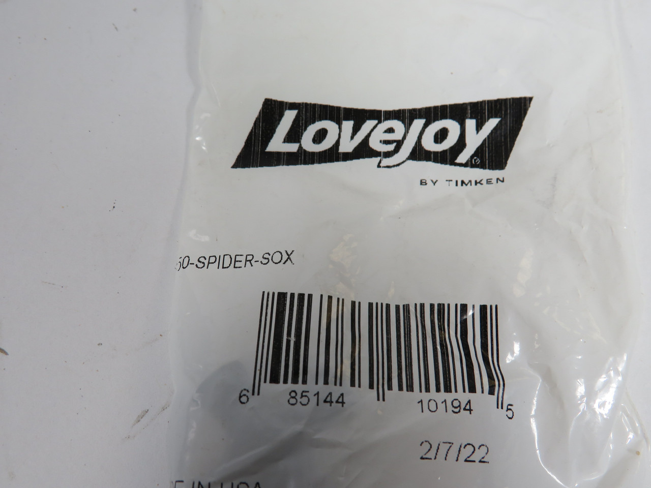 Lovejoy L-050 L50SOX Black Rubber Spider Coupling Insert NWB
