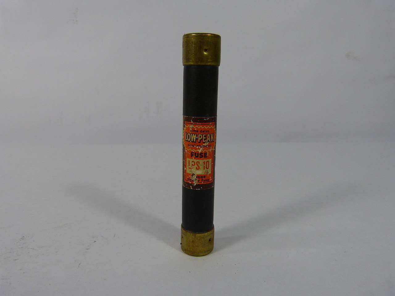 Low-Peak LPS-10 Dual Element Time Delay Fuse 10A 600V USED