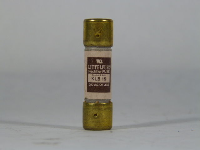 Littelfuse KLB-15 Rectifier Fuse 15A 250V USED
