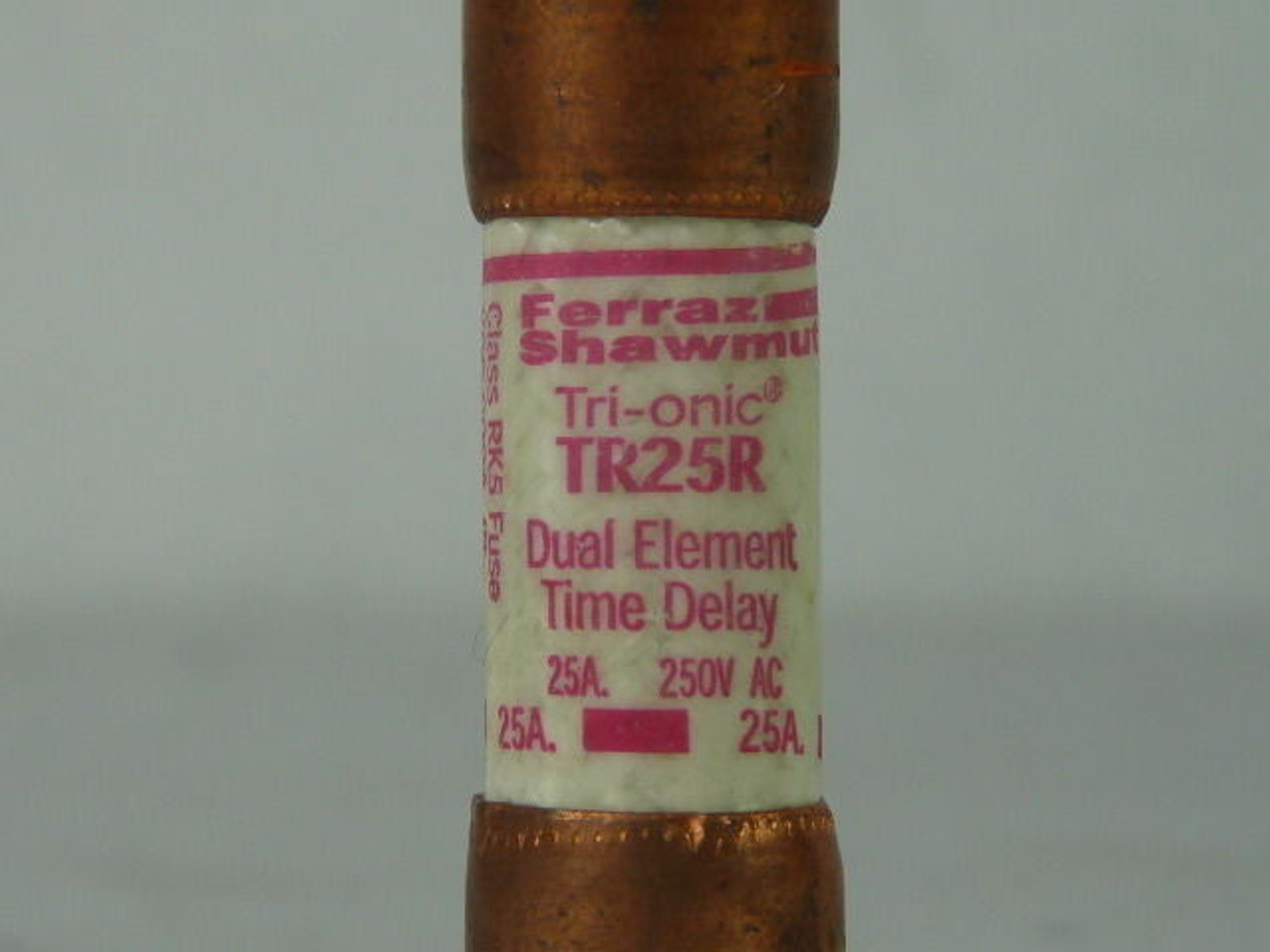 Ferraz Shawmut TR25R Time Delay Fuse 25A 250V USED
