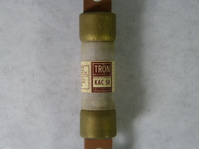 Tron KAC-50 Rectifier Fuse 50A 600V USED