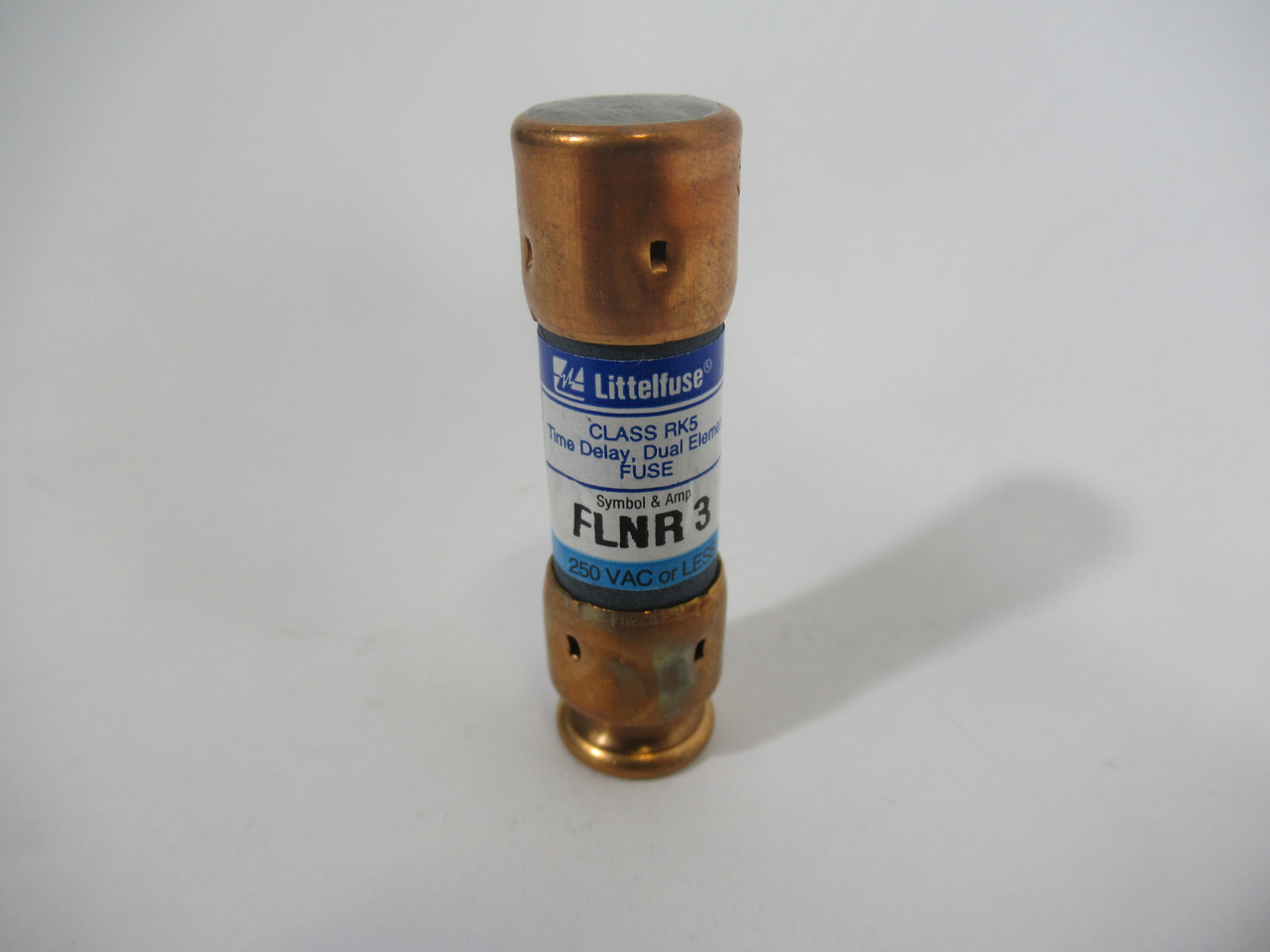 Littelfuse FLNR-3 Time Delay Dual Element Fuse 3A 250VAC USED