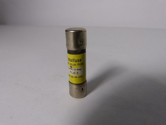 Littlefuse FLQ-5 Time Delay Fuse 5A 500V USED