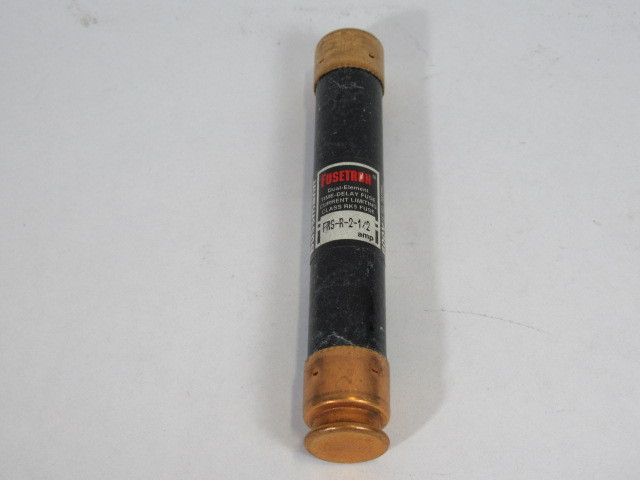 Fusetron FRS-R-2-1/2 Dual Element Time Delay Fuse 2.5A 600V USED