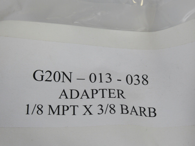 Green Line G20N-013-038 Male Hose Mender 1/8"MPTx3/8"BARB Lot of 6 NOP