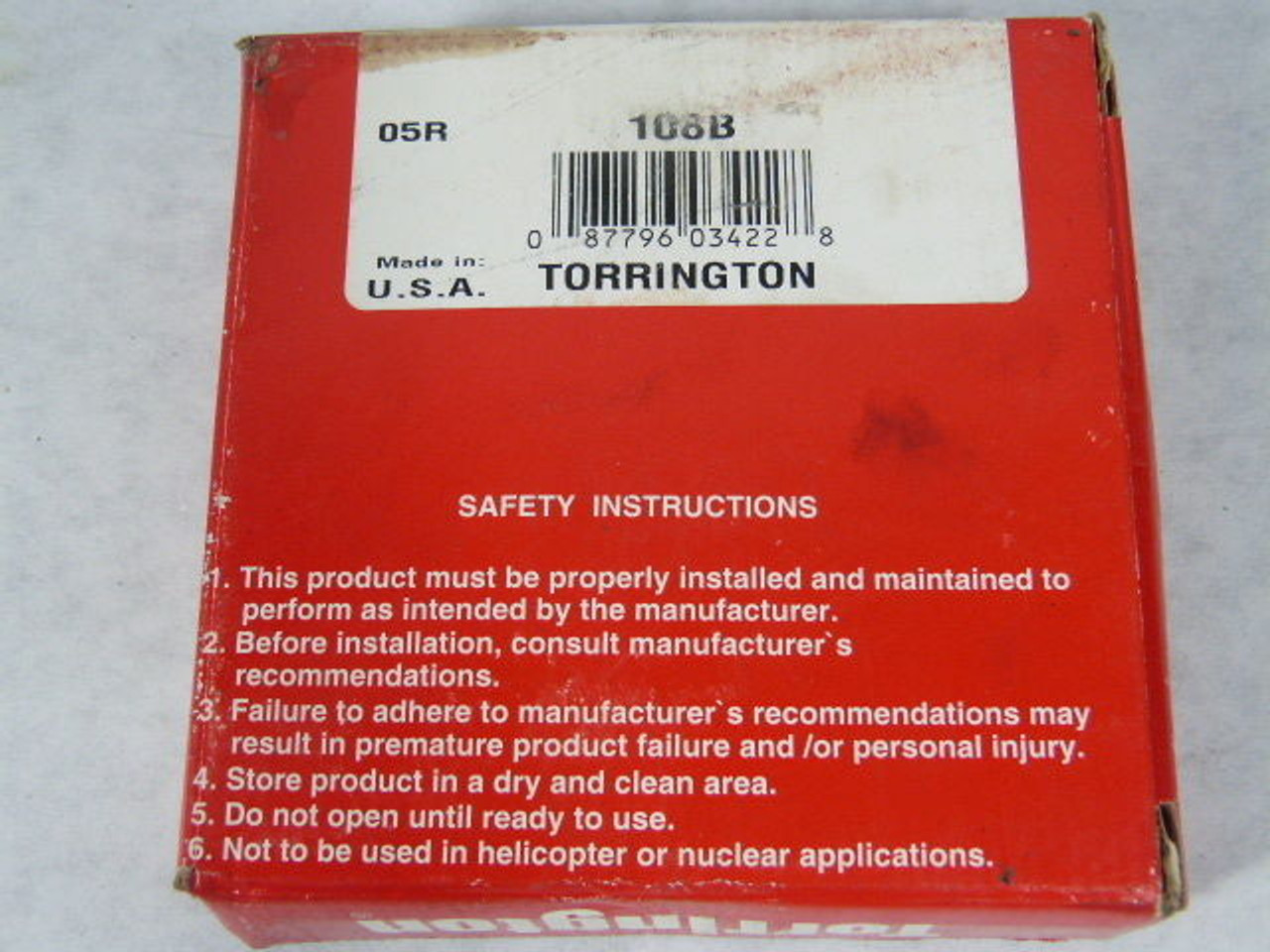 Torrington AN16 Bearing Lock Nut 4.1339"OD .5906"W 3.1370-12 Thread ! NEW !