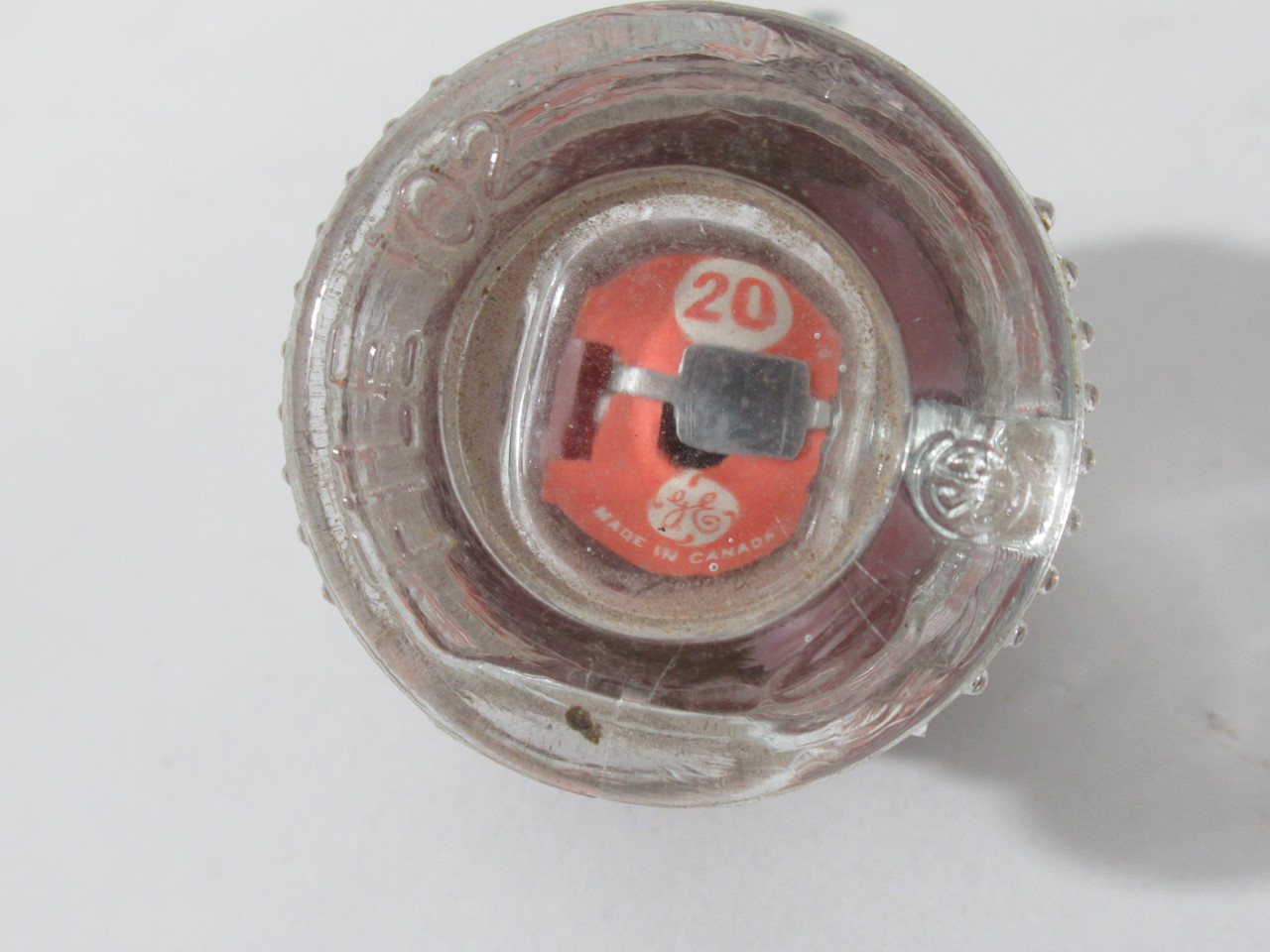 General Electric GE27620-3D Glass Plug Fuse w/Plastic Base 30A 125V USED