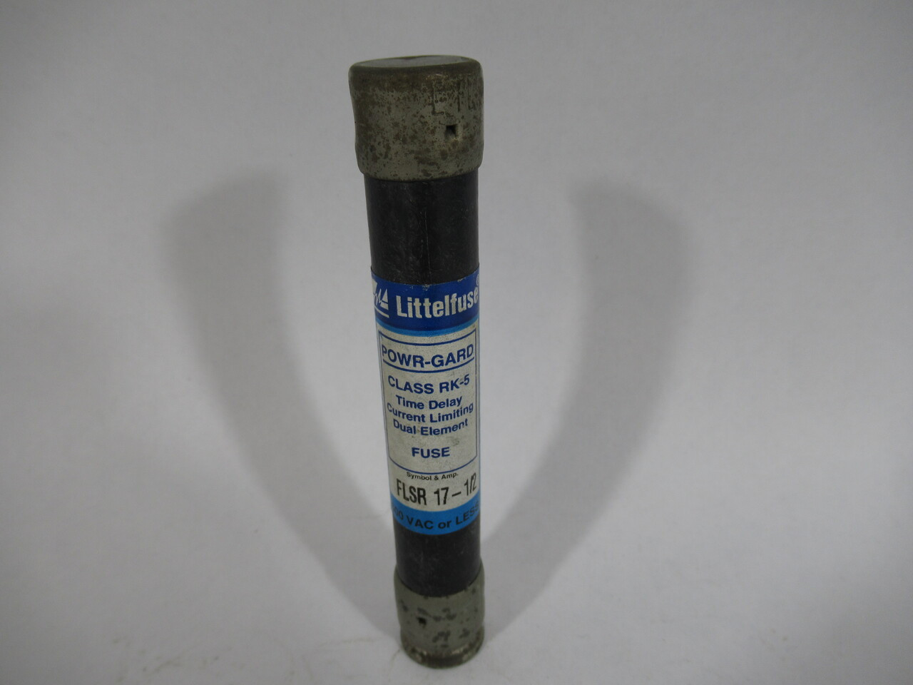 Littelfuse FLSR-17-1/2 Powr-Gard Time Delay Fuse 17-1/2A 600VAC USED