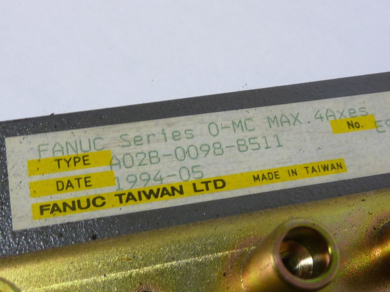 Fanuc A02B-0098-B511 Basic Unit Panel USED
