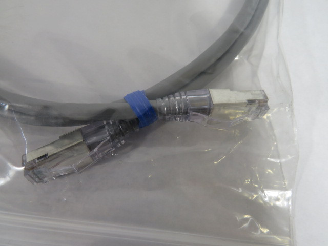 TE Connectivity 1933881-4 RJ45 Patch Cord Grey Shielded 4-ft Category 6A ! NWB !
