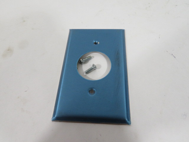 Mulberry 97091 Wall Plate 1-Gang Stainless Steel 1-3/8" ! NEW !