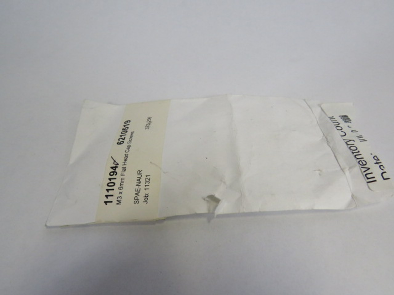 Spaenaur 373-256 SS Hex Cap Screw Flat Head Full Thread 10-Pack ! NWB !