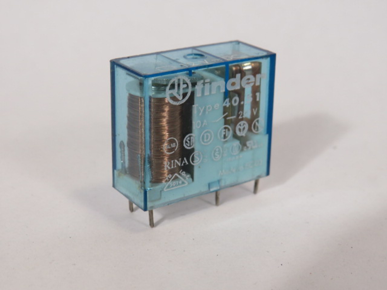 Finder 40.51.9.012.0000 Relay 12VDC 10A 5 Blade USED