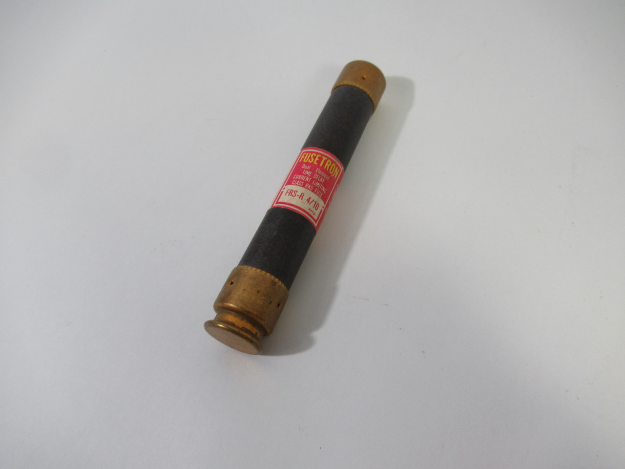 Fusetron FRS-R-4/10 Time Delay Fuse 4/10A 600VAC USED