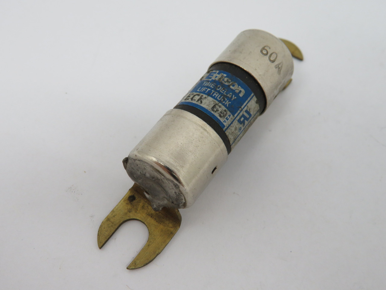 Edison ECK-60 Time Delay Fuse 60A 130VDC USED