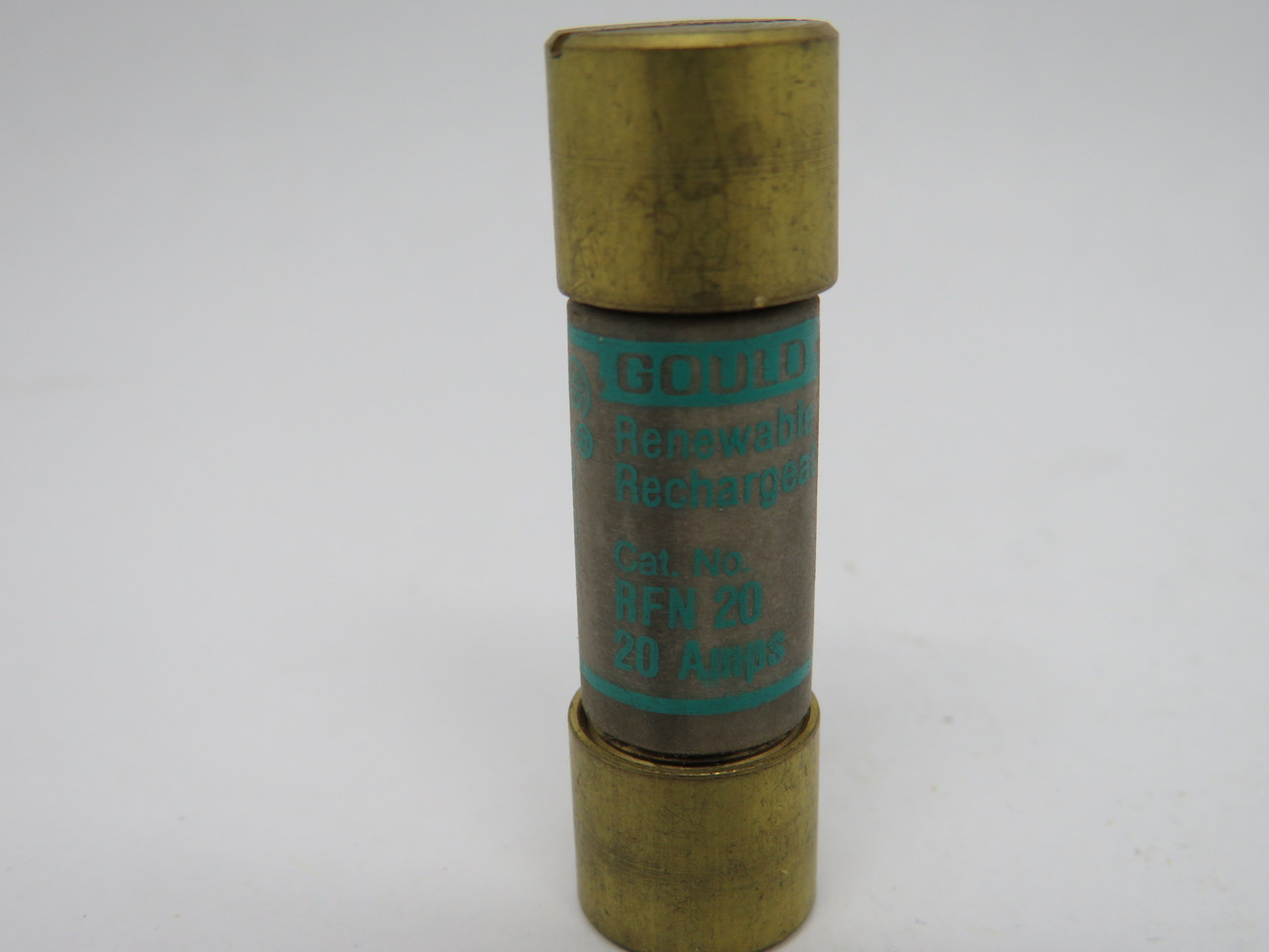 Gould RFN-20 Rechargeable Renewable Fuse 20A 250VAC USED