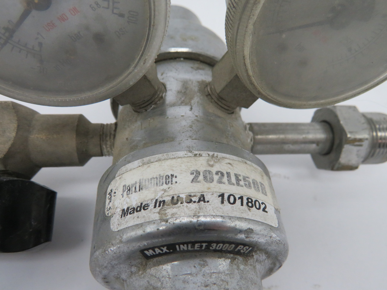 Scott Specialty Gases 202LE50B Gas Regulator 3000psi USED