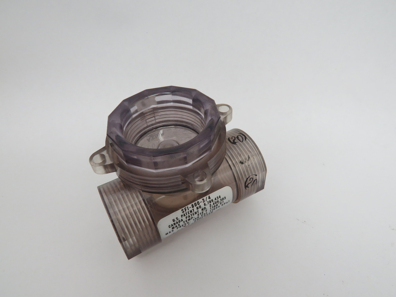 Dwyer SFI-800-3/4 Sight Flow Indicator/Transmitter 3/4" NPT 3-35GPM NEW