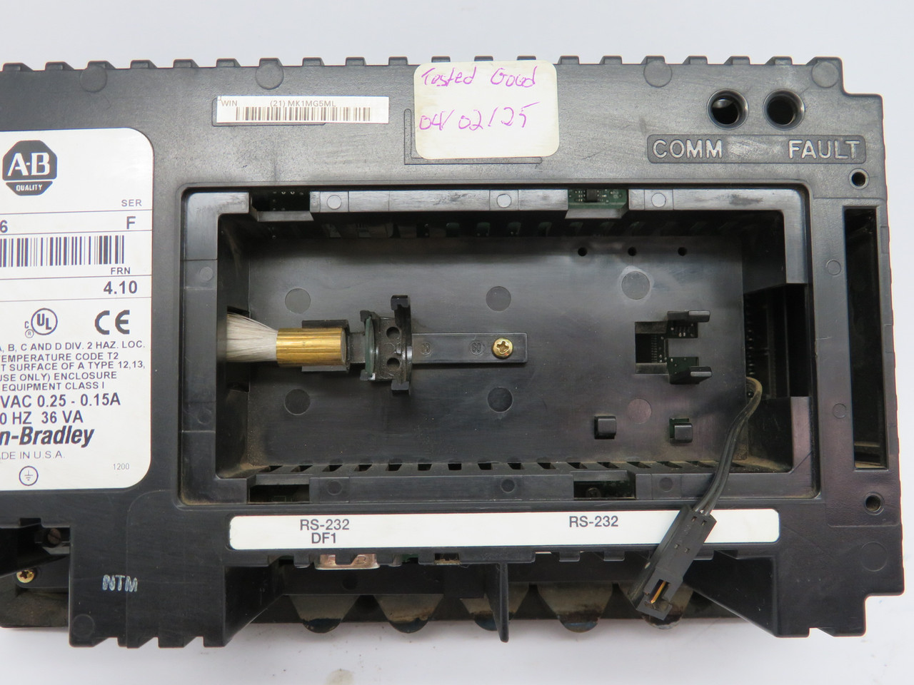 Allen-Bradley 2711-K5A16 Ser F PanelView 550 COS DMG/MISSING SCREWS USED