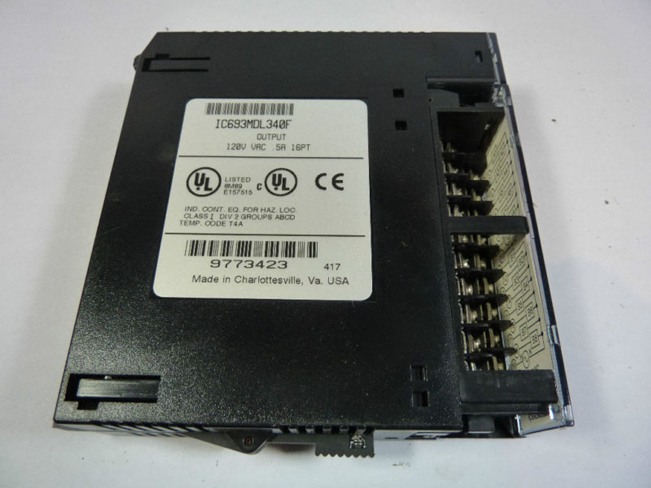 GE Fanuc IC693MDL340F Output Module 120V USED