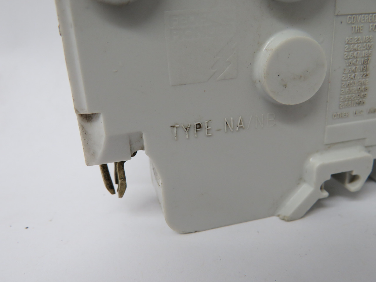 Federal Pacific NA15 White Case Stab-Lok Circuit Breaker 30A 120/240V 1P USED