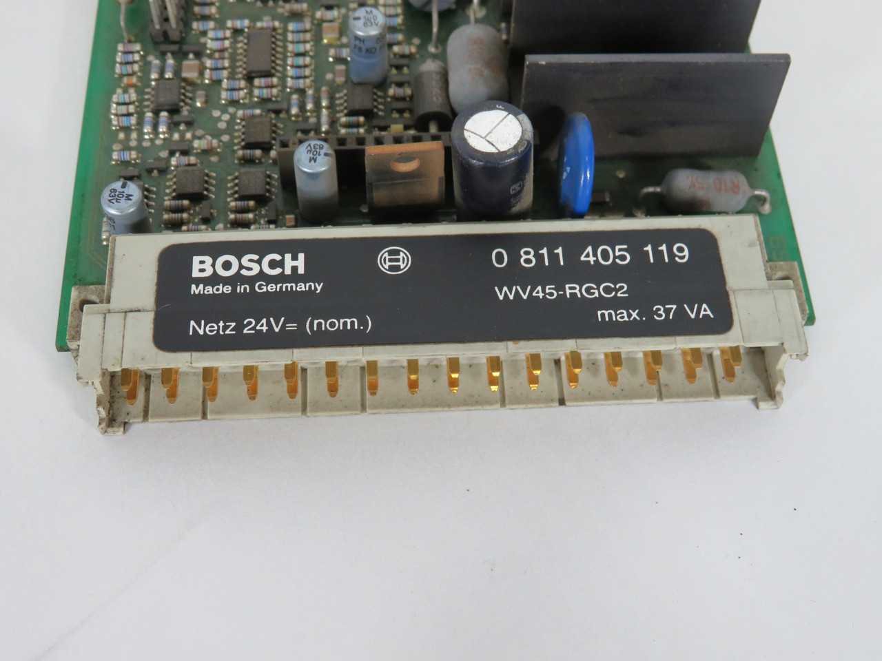 Bosch 0811405119 WV45-RGC2 Analog Valve Amplifier 24VDC 37VA USED