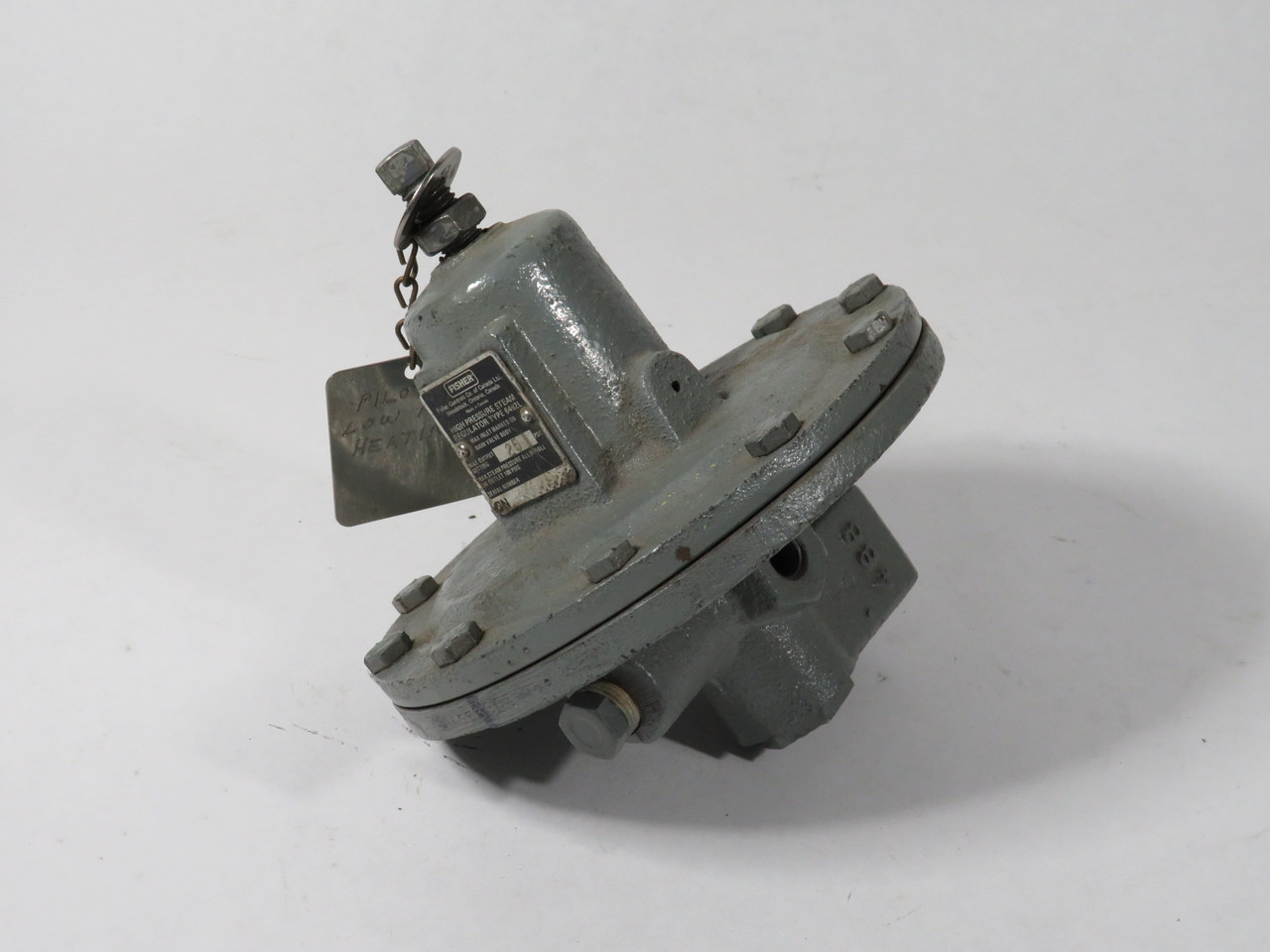 Fisher 6492L High Pressure Steam Regulator 25 psig 1/2" NPT USED