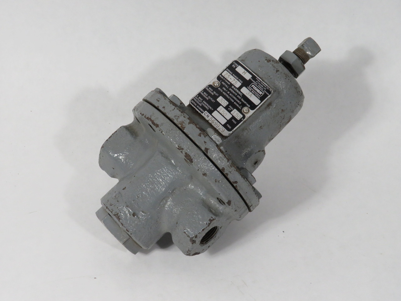 Fisher 95H Pressure-Reducing Regulator 25-75psig 300 psi Max Inlet USED
