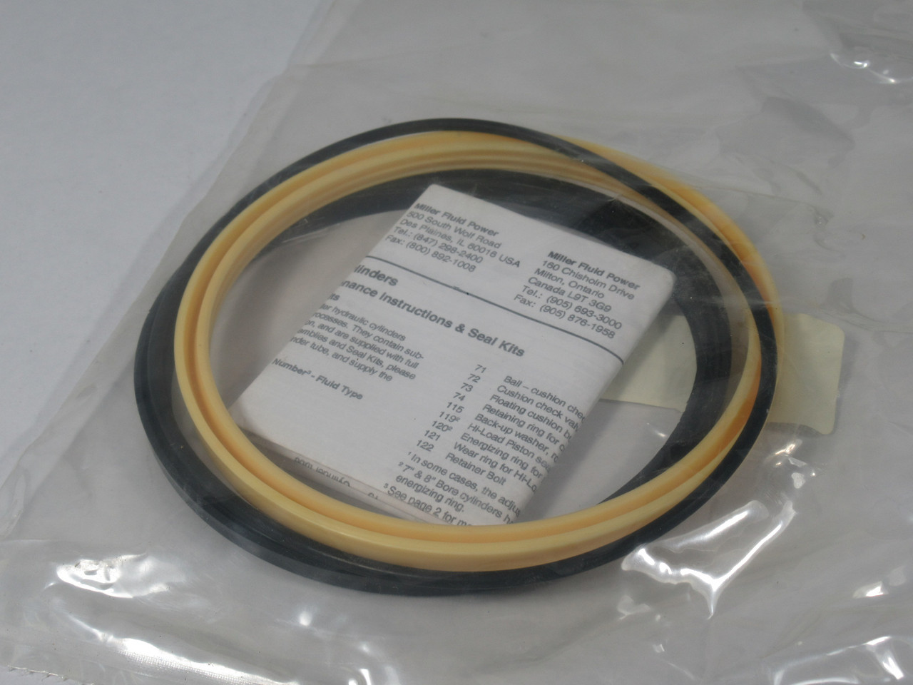 Parker HV2-KR310-500 Miller Rod Seal Kit 5" Bore DIA NEW