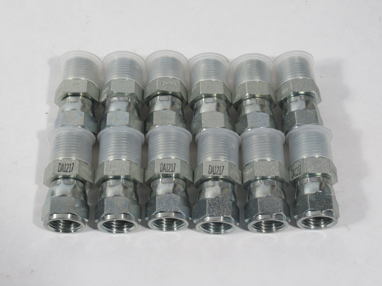 Brennan Industries 6506-06-06 Hose Adapter 3/8" NPT 9/16" Swivel 12-Pack NWB