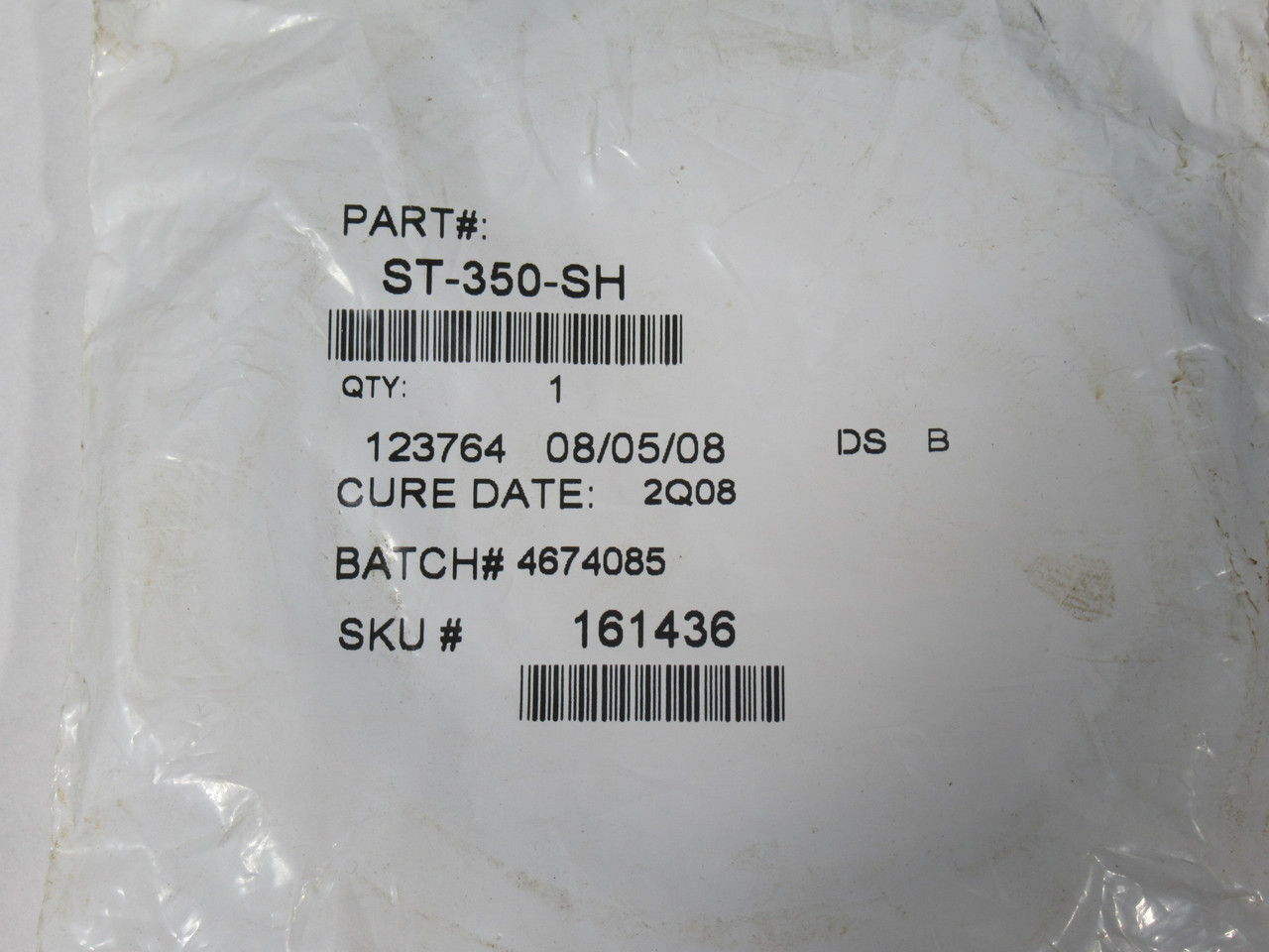 Hercules ST-350-SH Wiper Ring 3.5" ID 4" OD 0.250” H for 3.5" Rod Size DMG BAG NWB