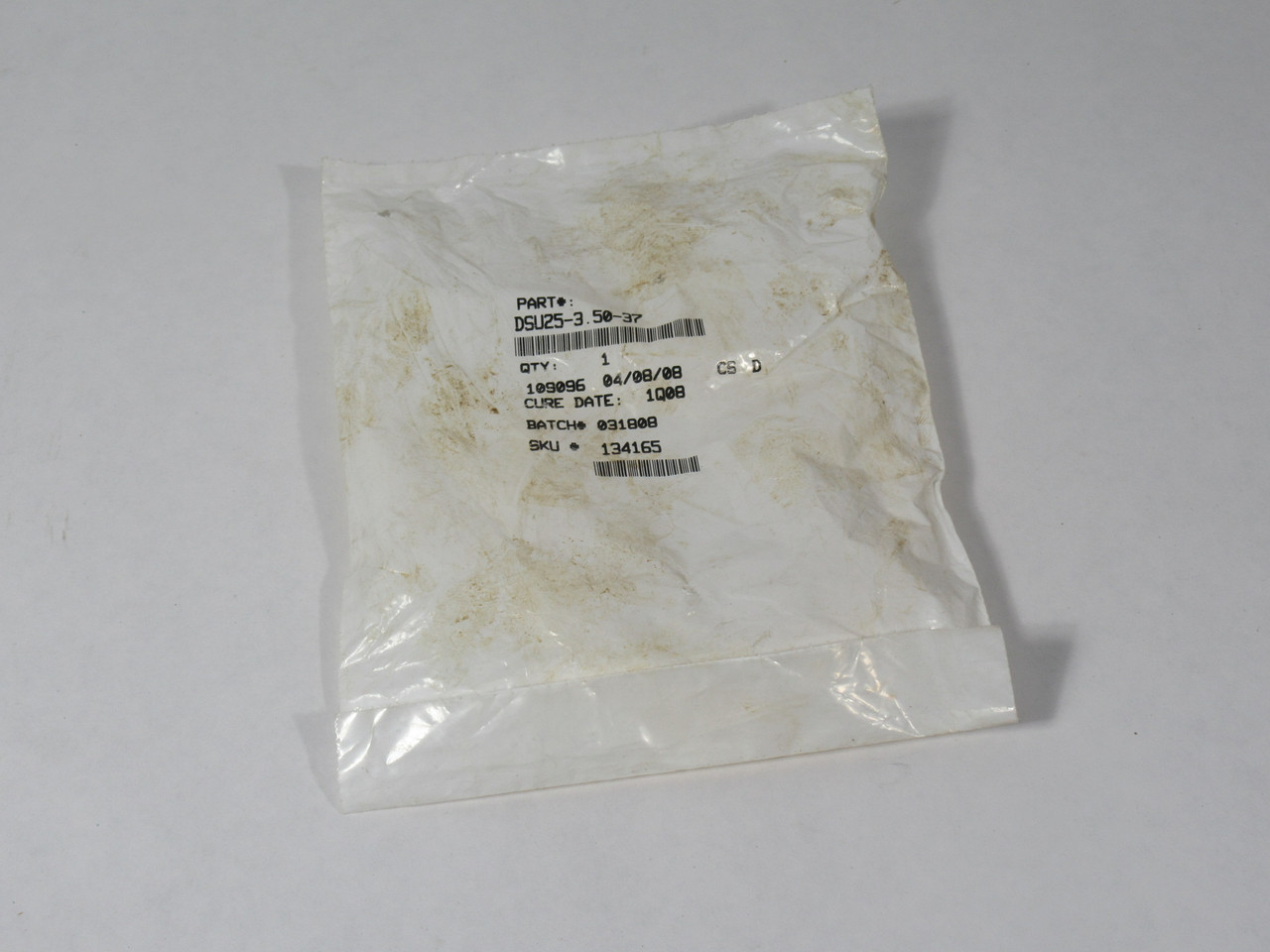 Hercules DSU25-3.50-37 DSU U-Seal 3.5" ID 4" OD 0.375” H DMG BAG NWB