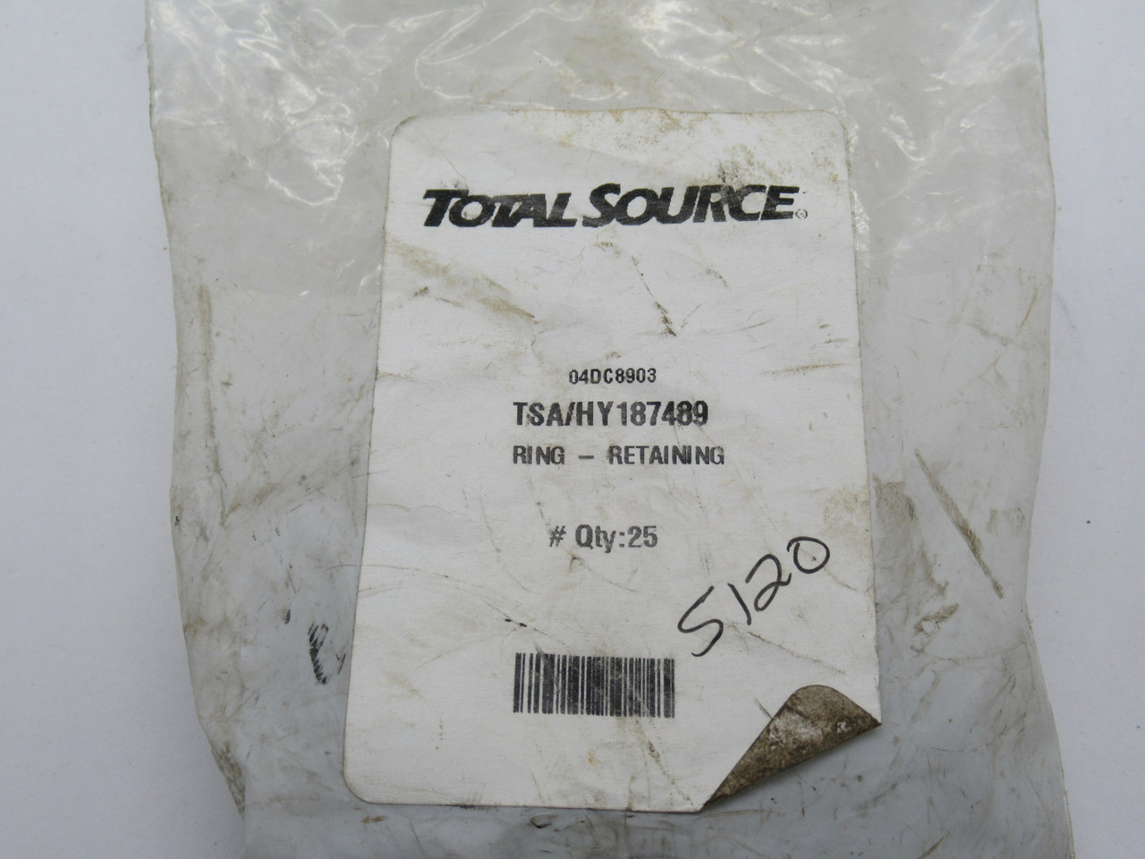 Total Source TSA/HY187489 Retaining Ring For Hyster LOT OF 25 DIRTY BAG NWB