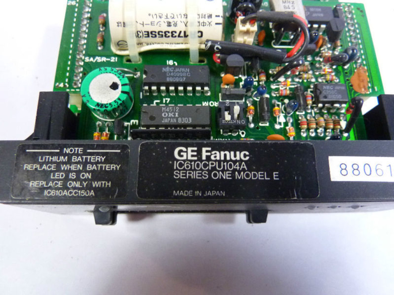 GE Fanuc IC610CPU104A CPU Module Expandable 1.7k USED