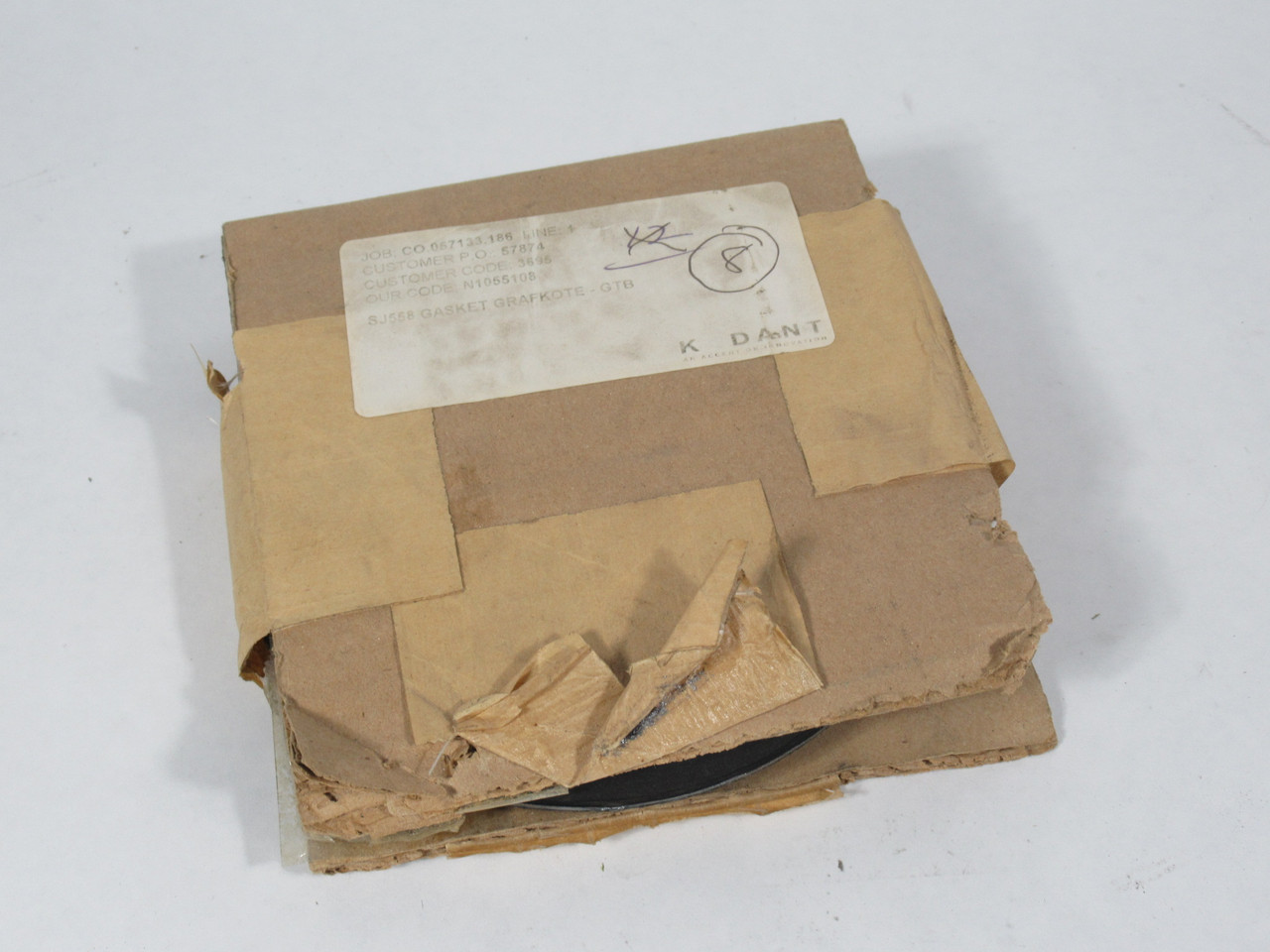 Kadant SJ558 Grafkote Gasket 4-3/4"ID 5-1/2" OD 1/8"Thick Lot of 7 NEW