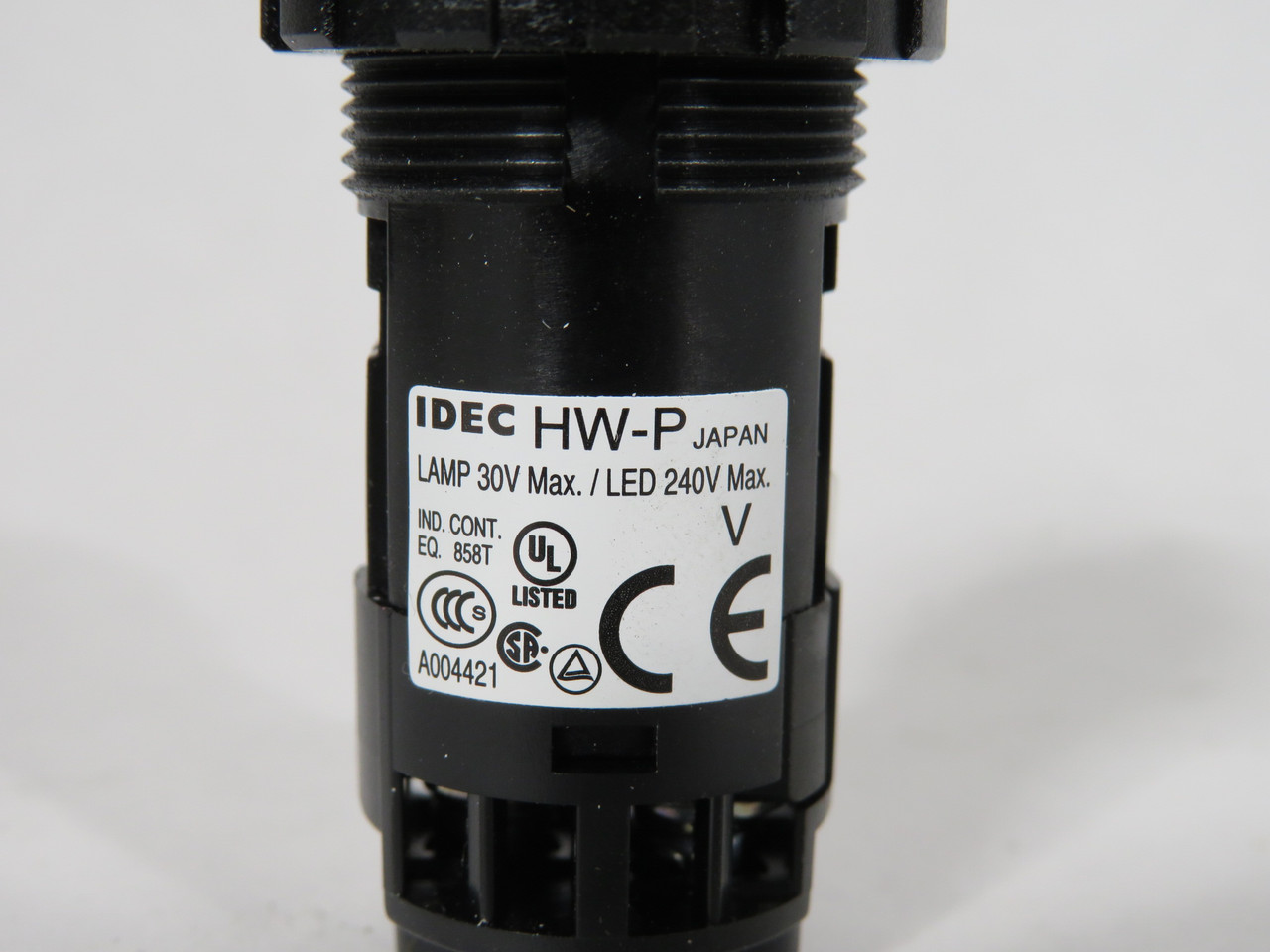 IDEC HW4P-2FQD-R-120V 22mm Pilot Light 120V 240V Max Red Lens NEW