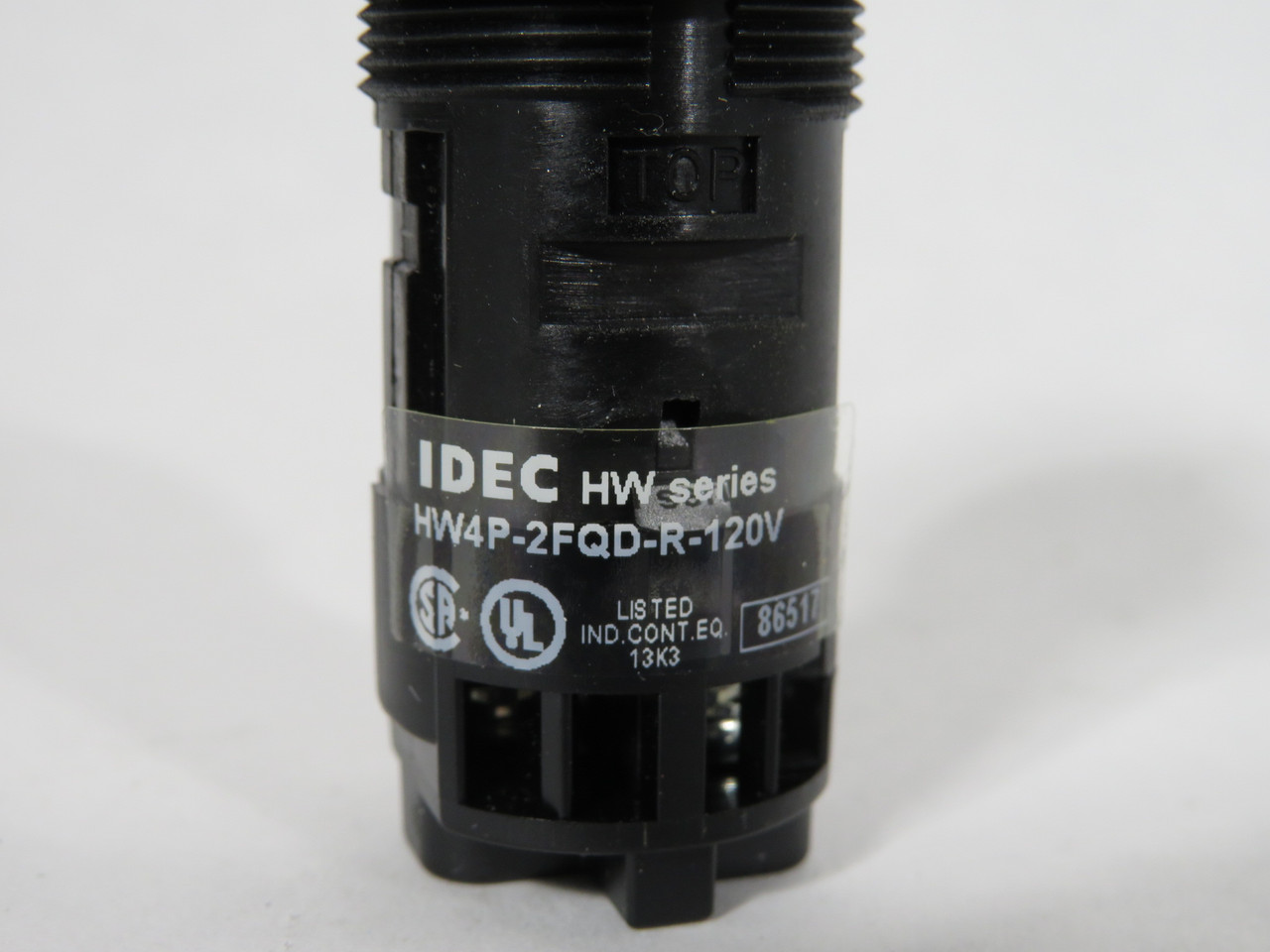 IDEC HW4P-2FQD-R-120V 22mm Pilot Light 120V 240V Max Red Lens NEW