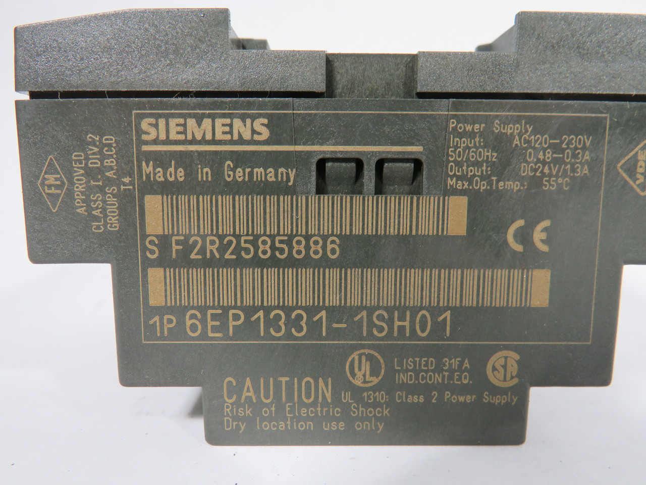 Siemens 6EP1331-1SH01 Stabilized Power Supply 24VDC 1.3A Output NEW