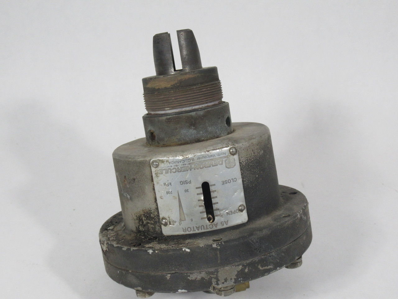 Devron-Hercules A5 Actuator 6-30psi 40-200 kPa USED