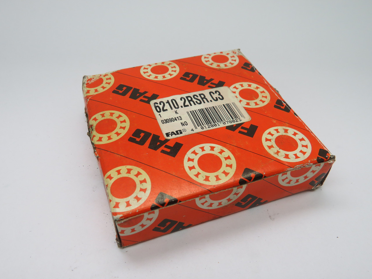 Fag 6210.2RSR.C3 Deep Groove Ball Bearing 90mm OD 50mm ID 20mm W NEW