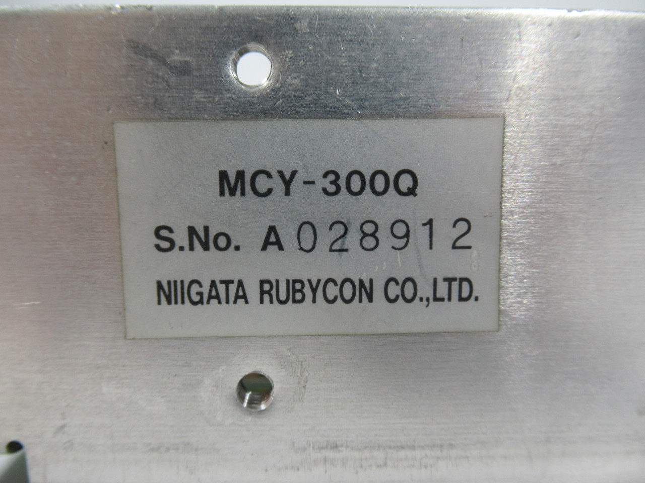 Niigata Rubycon MCY-300Q Power Supply USED