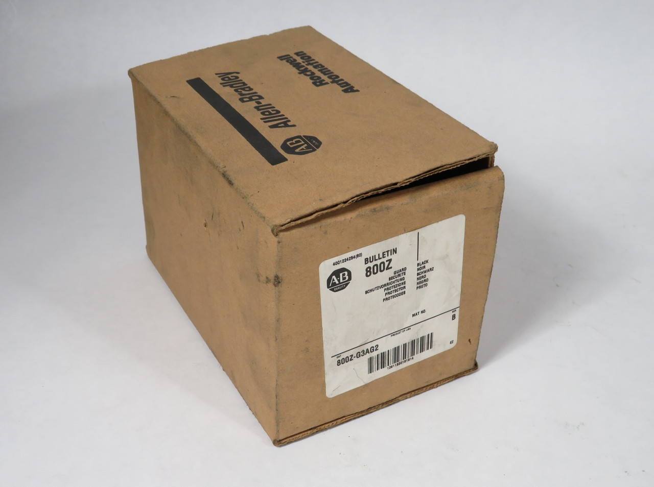 Allen-Bradley 800Z-G3AG2 Series B Push Button Guard Assembly Black NEW