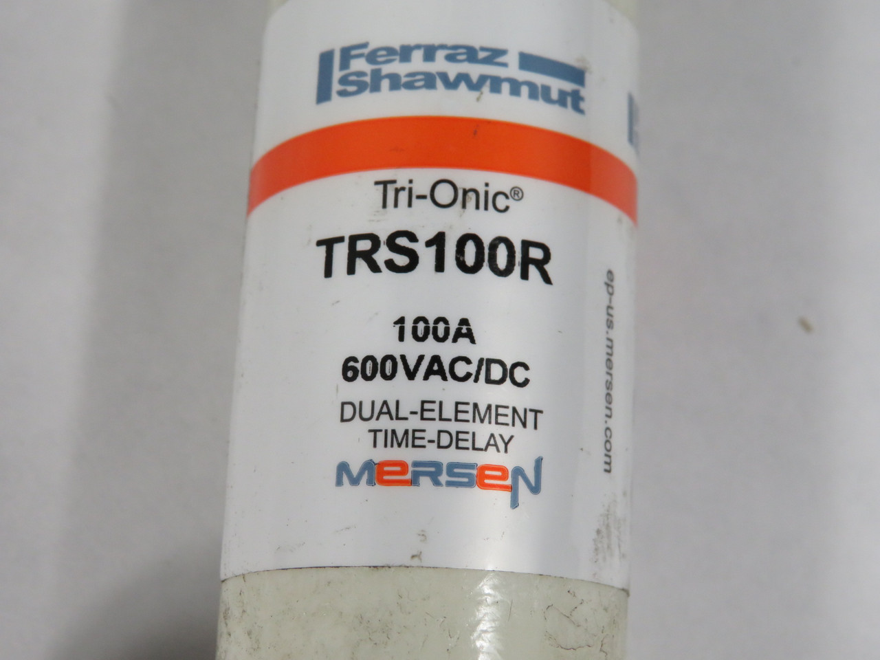 Mersen TRS100R Dual-Element Time-Delay Fuse 100A 600VAC/DC USED