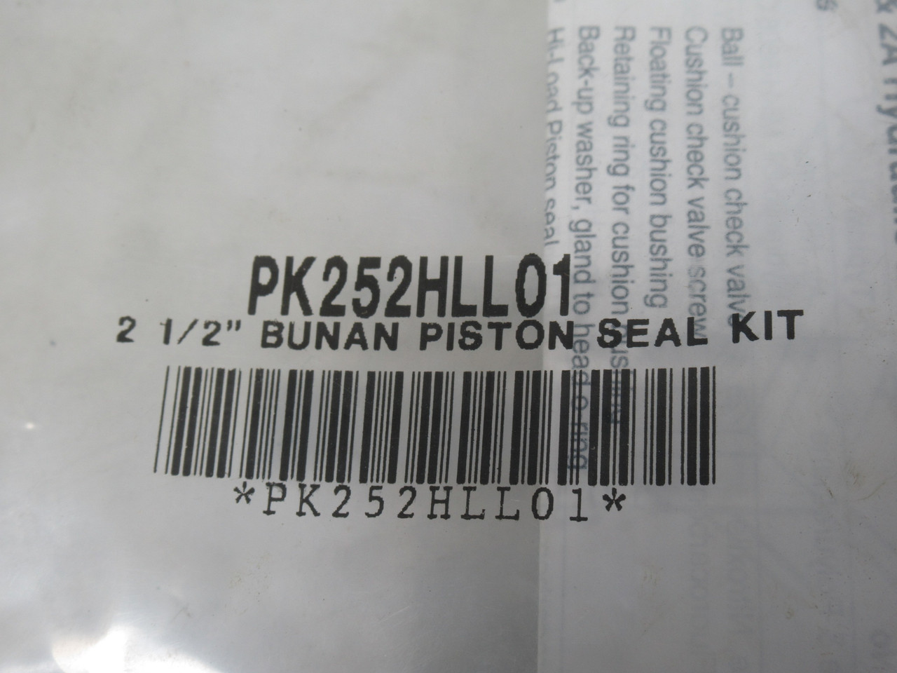Parker PK252HLL01 Buna-N Piston Seal Kit for 2HL, 3LL & VHL 2-1/2" OPEN BAG NEW