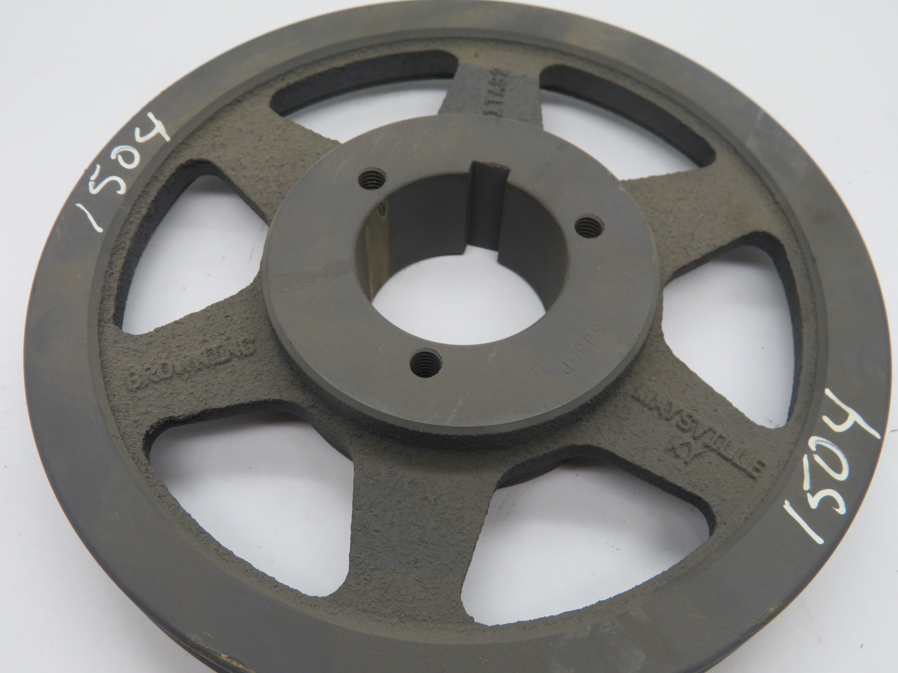 Browning 6J80P Poly-V Sheave 1/2 – 1-3/4” P1 Bushing 6-Groove 8” OD J Belt NOP