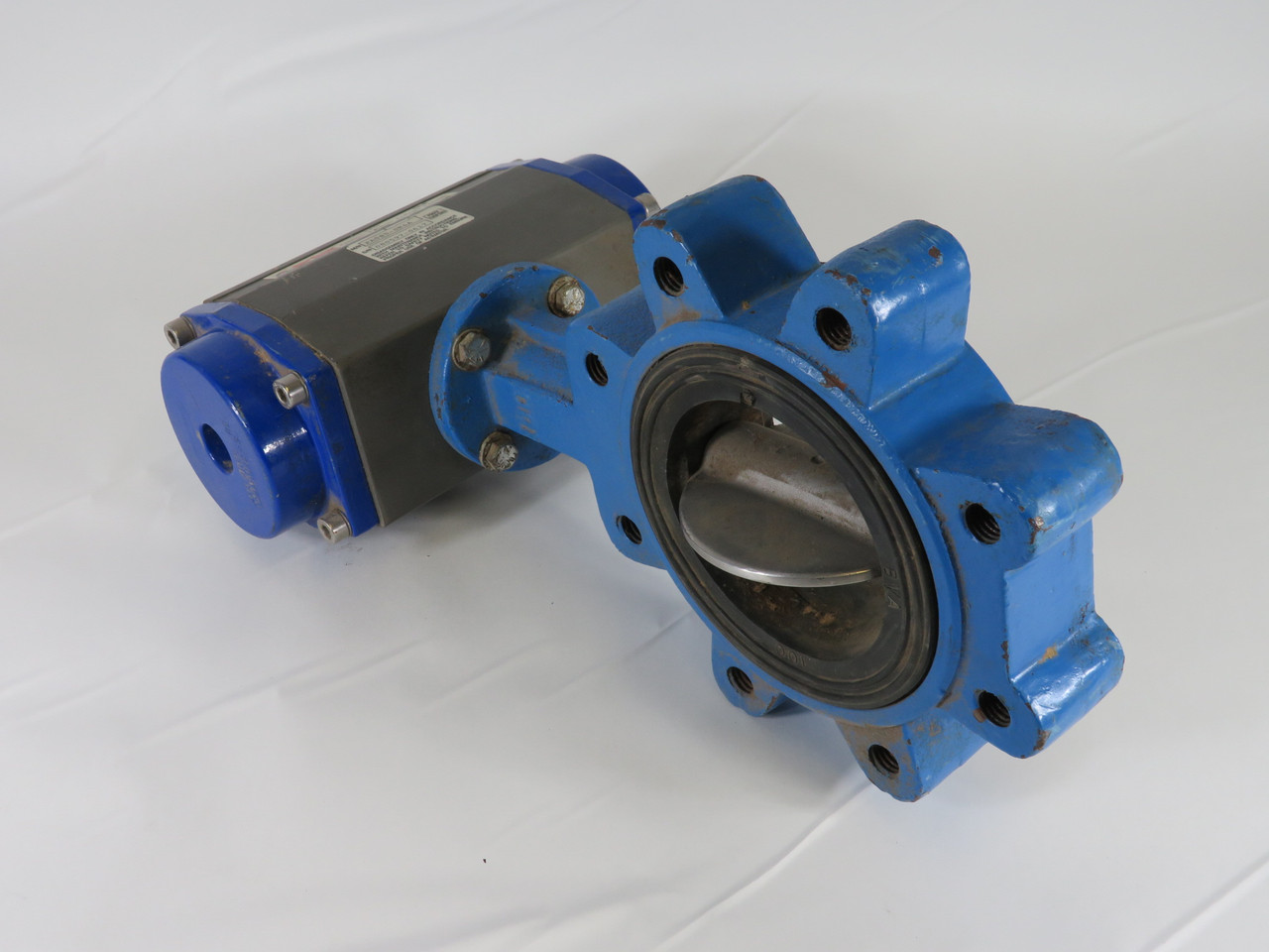 AirTech PA085-SR6A Pneumatic Actuator C/W Valve 100mm 8 Bolt 120 psig USED